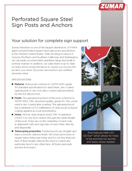 Sign Posts and Anchors