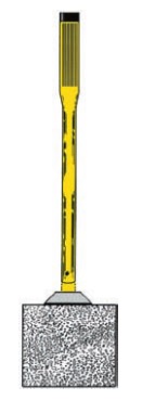 Surface mount guide post